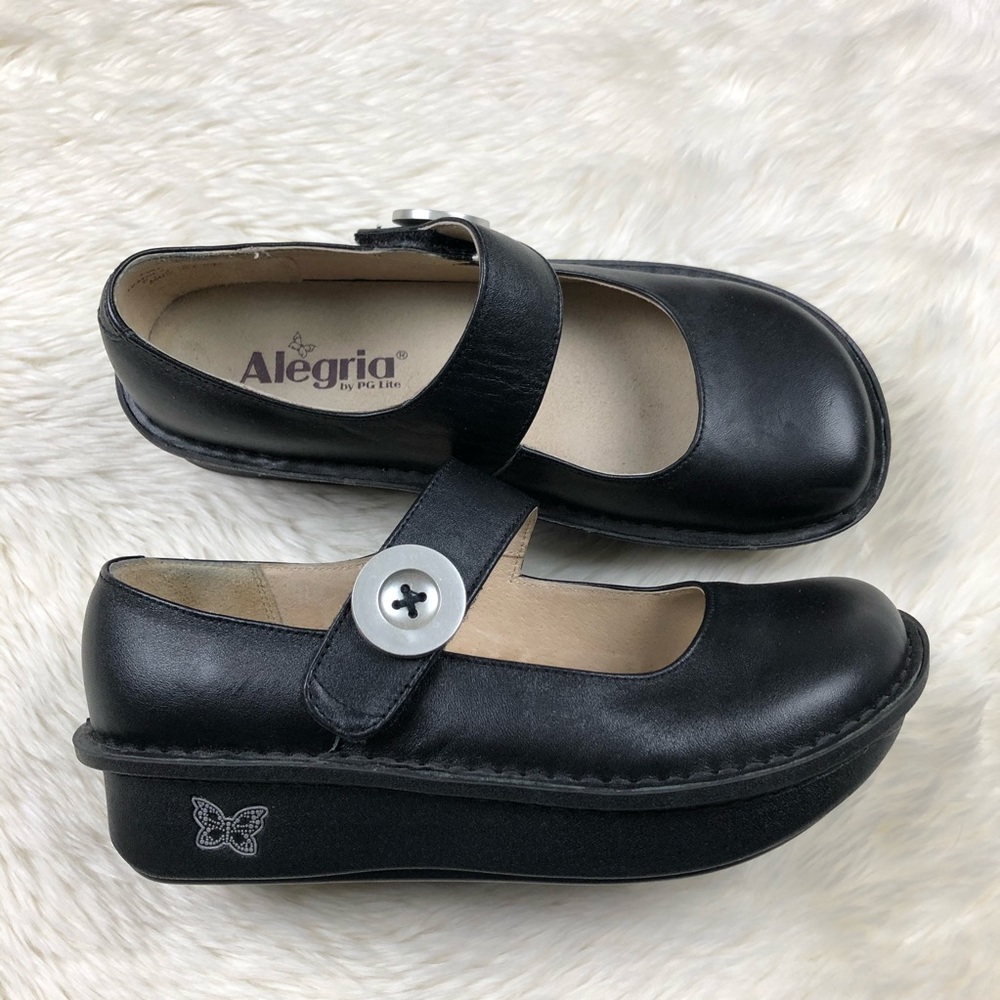Alegria Paloma Black Napa Shoes
